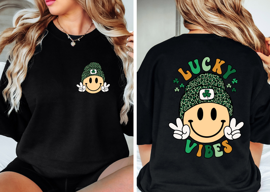 Lucky Vibes (front and back)