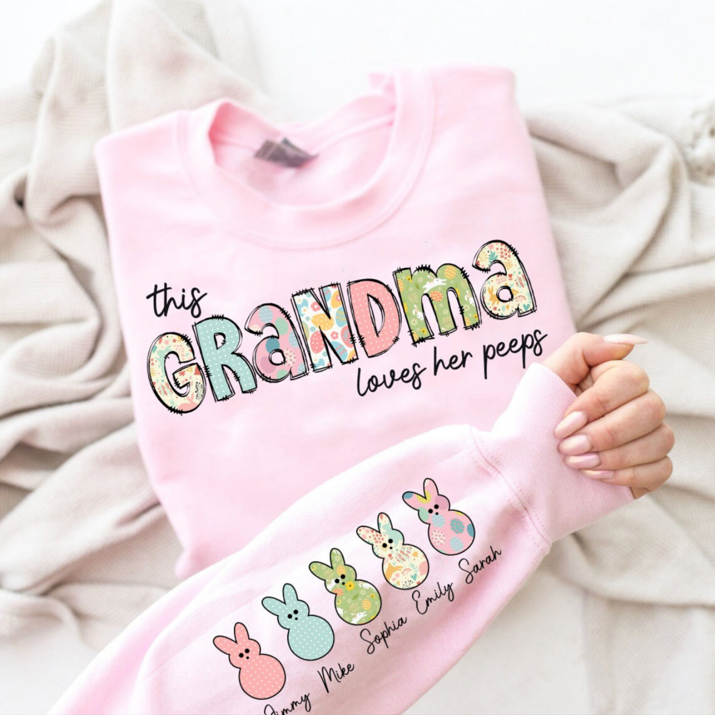 This Grandma loves her peeps