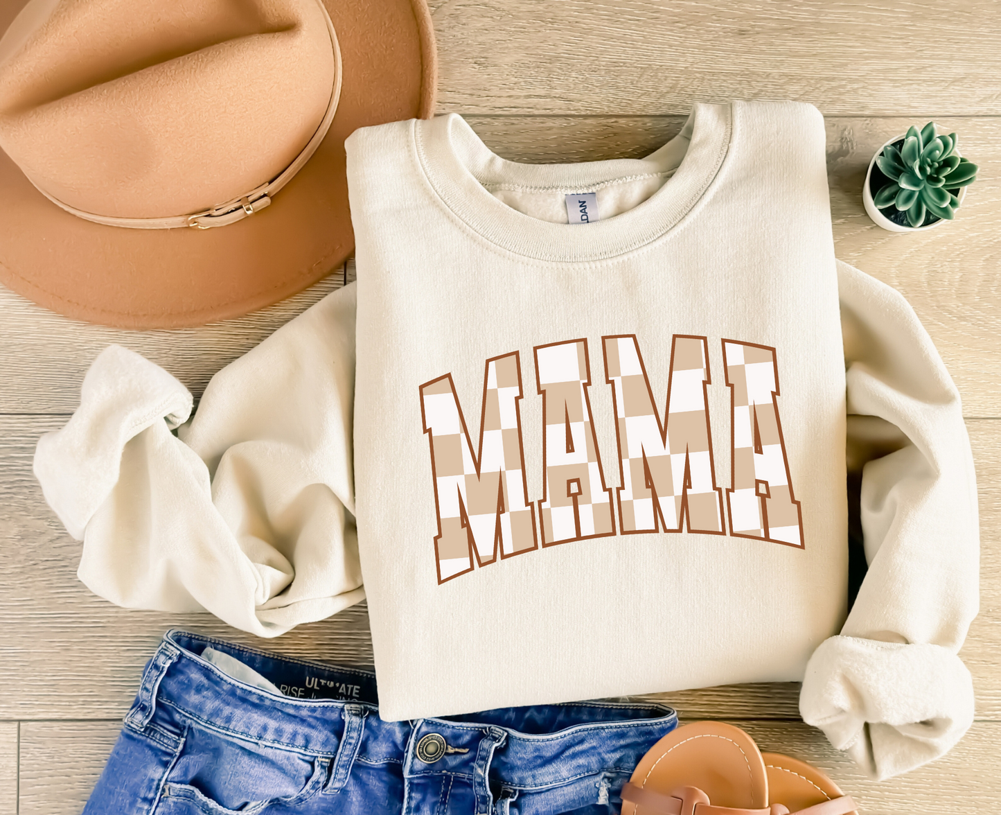 Mama (Cream Checked)