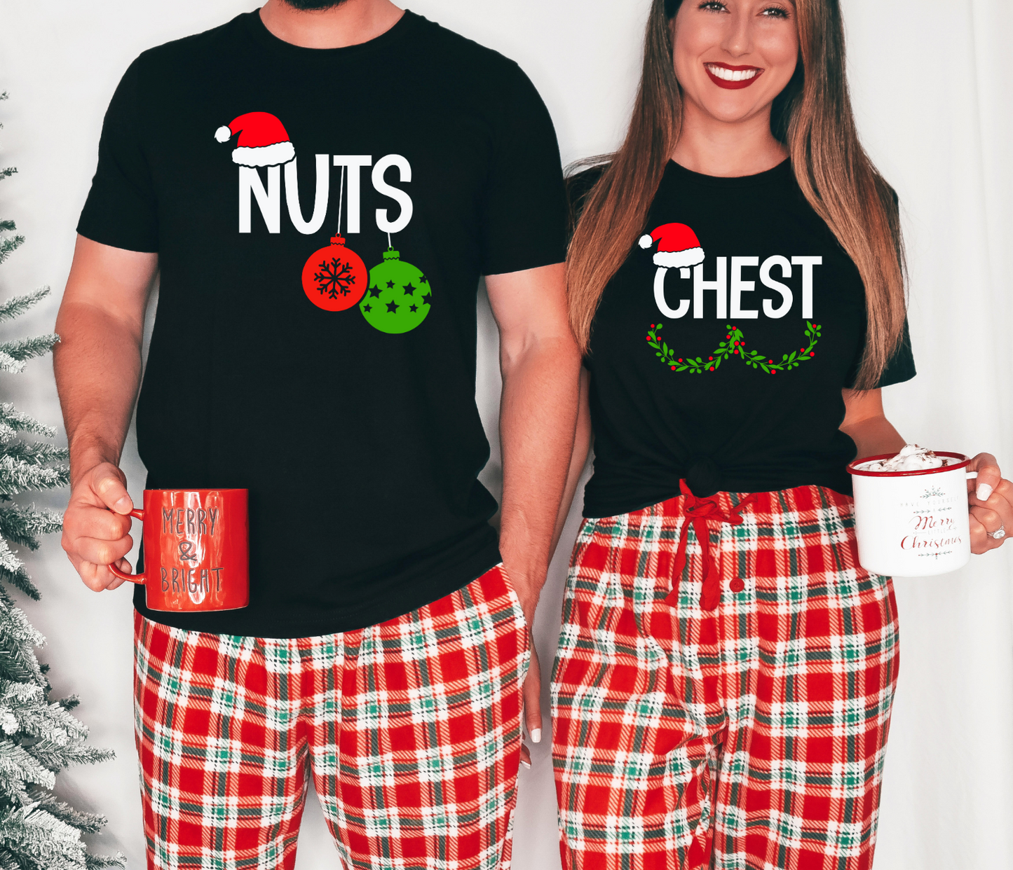 CHESTNUTS (Funny couples Christmas shirts)