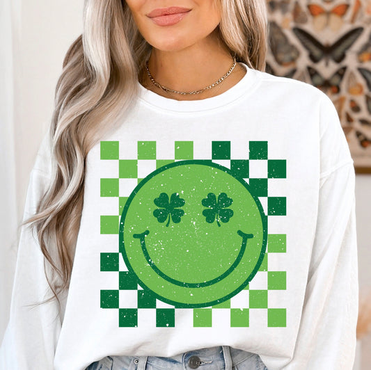 Checkered Clover Smiley