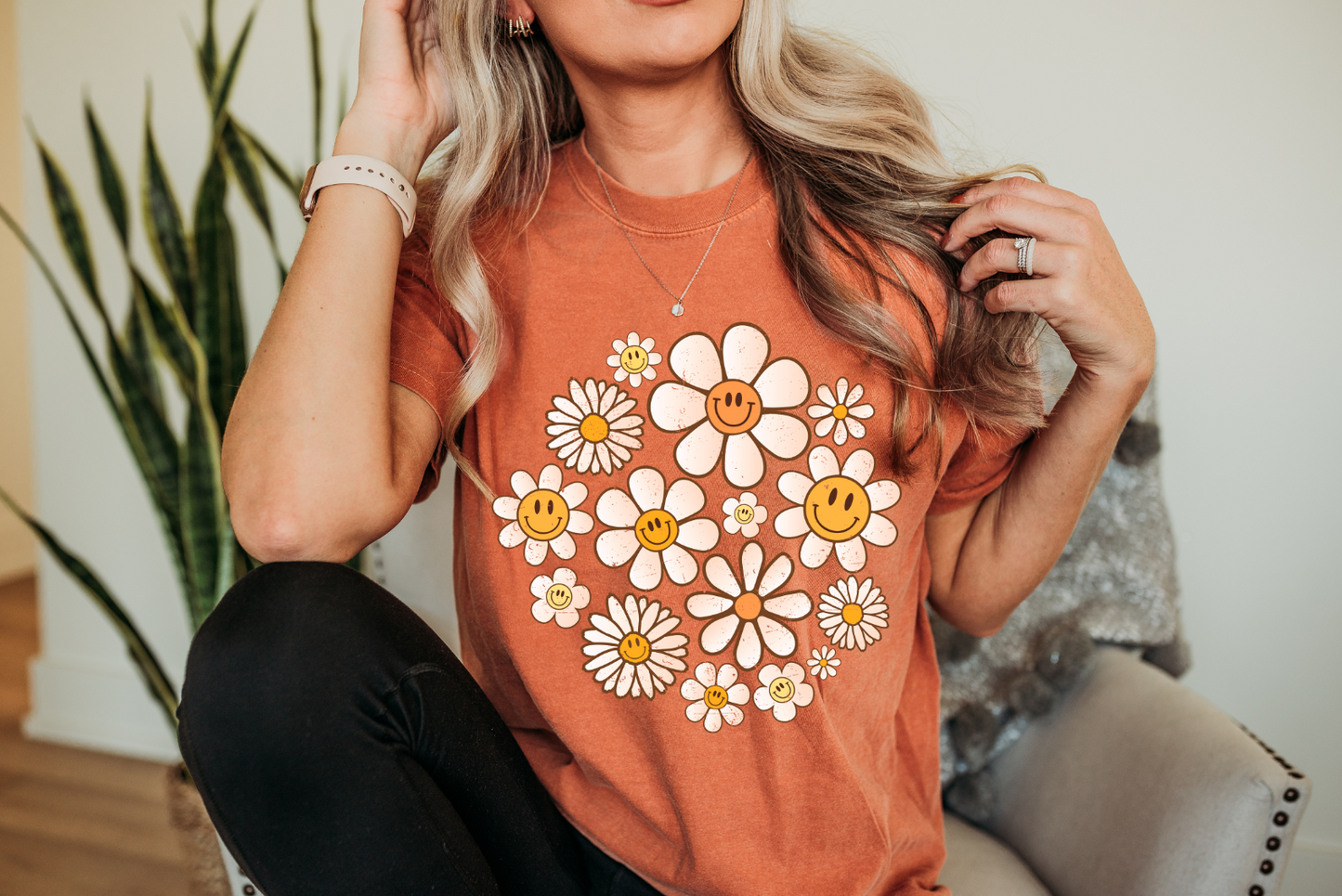 Retro Flowers T-Shirt