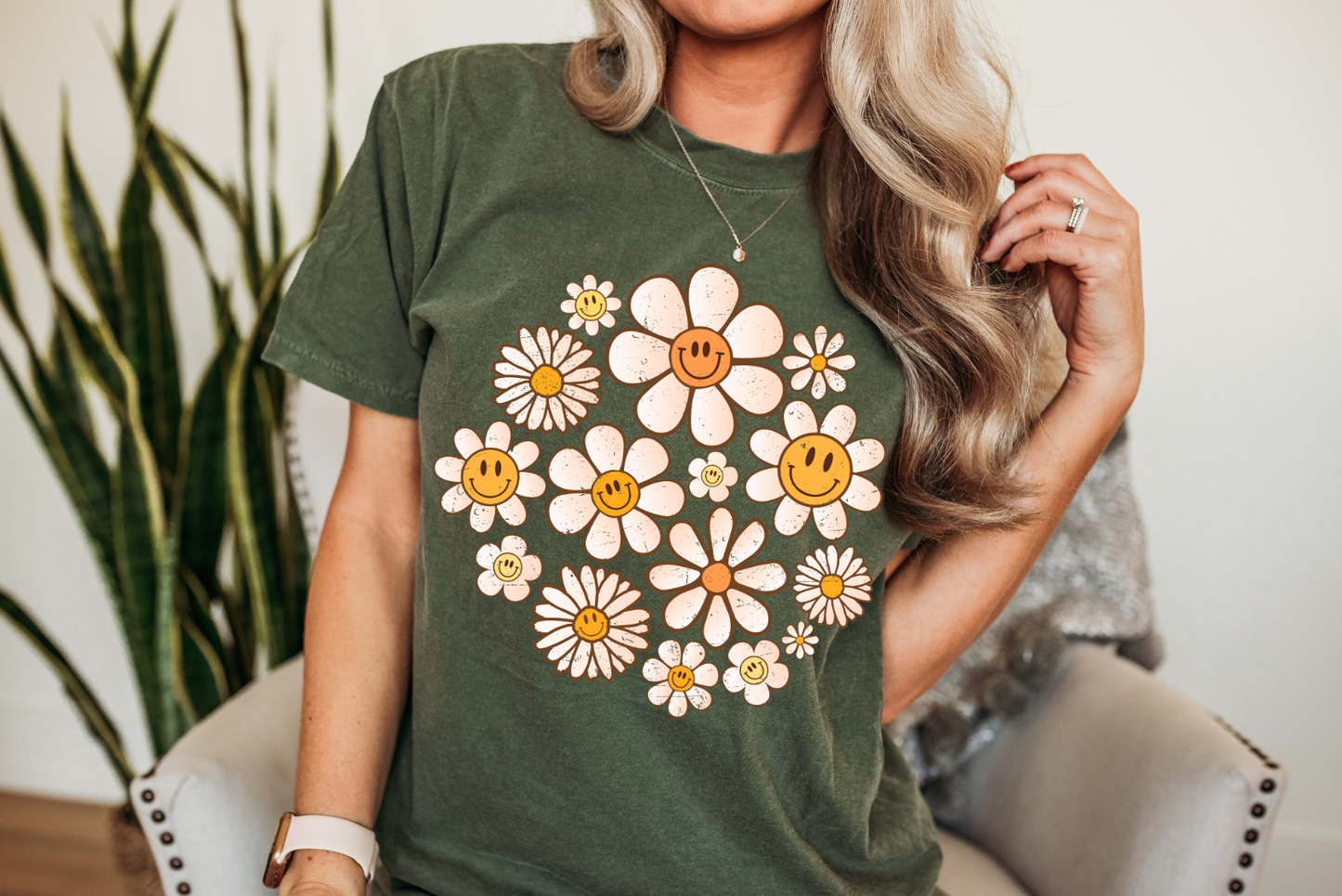 Retro Flowers T-Shirt